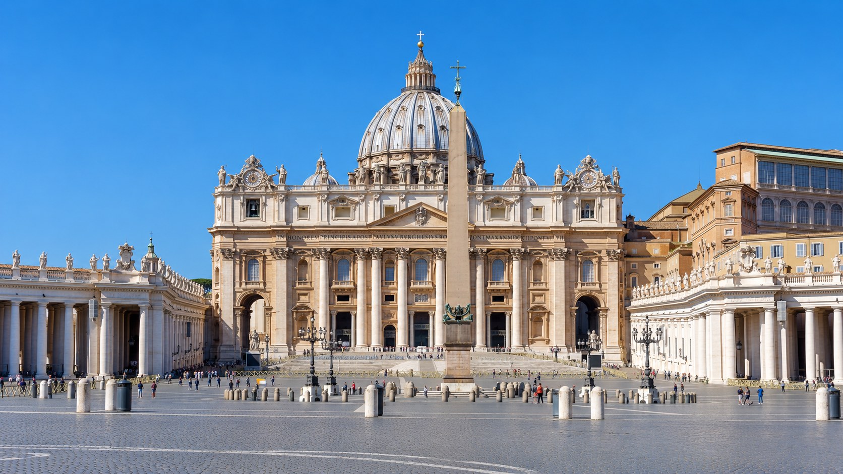 St. Peter’s Square and Basilica in Vatican City